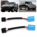 Kimiss 9007 Male To H4 Female Adapter 2pcs 9003 Wire Harness Connector Replacement For Hummer H2 Headlight 12va 24v