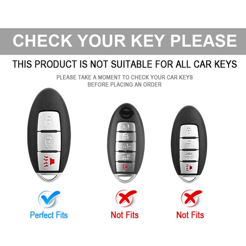 Mild East Key Fob Cover With Leatherchain 3 Button Key Case Shell Soft Tpu Full Protection Accessories For Altima Armada Maxima