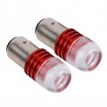 Brake Light Bulb 2 Pcs Truck Signal Aluminum Acrylic Shell 1157 2357 Strobe Flashing Led Projector Bulbs 