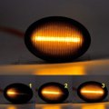2pcs Amber Led Dynamic Sequential Blink Front Side Marker Lights Kit For Fiat 500 500e 500c Abarth 2007-2019 Turn Signal
