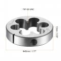 Round Threading Dies 7 8 -20 Unc Alloy Tool Steel Machine Thread Repair Hand