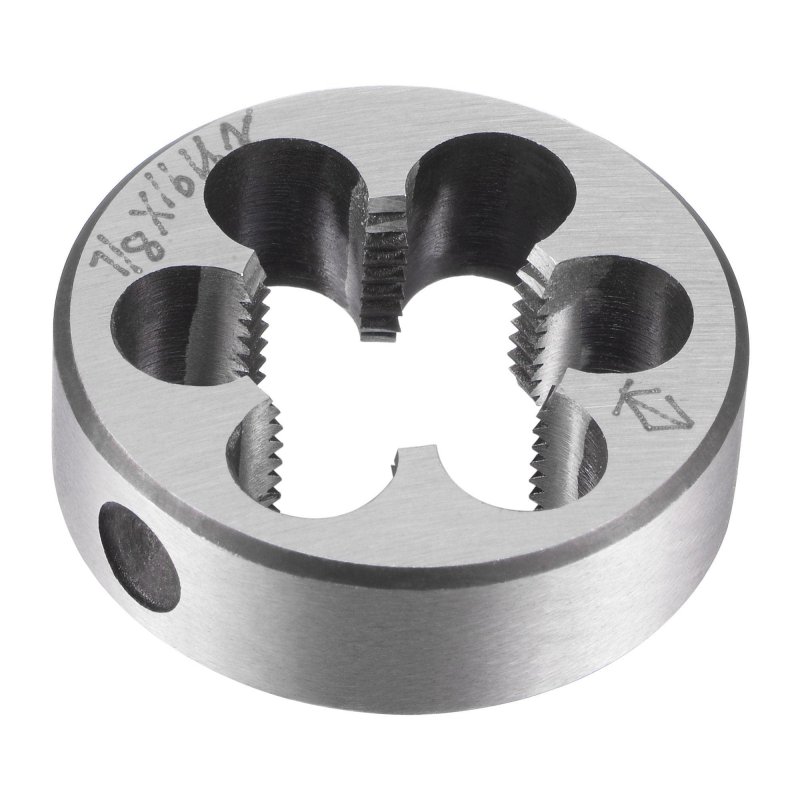 Round Threading Dies 7 8 -20 Unc Alloy Tool Steel Machine Thread Repair Hand