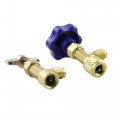 Wisepick R290 And R600a Charging Manifold Hose Single Gauge Set With 1 2 Acme Can Tap 