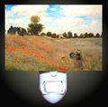 Poppy Field By Monet Decorative Night Light 