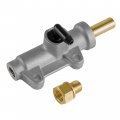 Caltric Rear Brake Master Cylinder For Polaris 3 8 Flared Connector