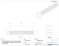 18-8 Stainless Steel Machine Screw Plain Finish Pan Head Phillips Drive Meets Din 7985 25mm Length Fully Threaded M3 5-0 6 