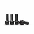 20pcs Extended Black Lug Bolts 14x1 5 33mm Shank Length Not Oem Ball Radius Seat Compatible With Audi Tt A3 A4 S4 A5 S5 A6 S6
