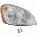 Koolzap For 08-17 Cascadia 113 125 126 Gliders Straight Tractor Truck Halogen Headlight With Bulb Right Passenger Side