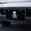 Pirate Skull Crossed Swords Jolly Roger Novelty Metal Vanity Tag License Plate