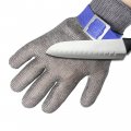 Level 9 Cut Resistant Gloves Stainless Steel Mesh Metal Safety Work Glove For Meat Cutting Oyster Shucking Kitchen Chef Slicing 