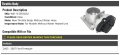 Throttle Body Without Water Hose Compatible With 2005-2007 Ford Freestyle For Models Heated Unit