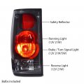 Tail Lights Brake Lamp W Blubs For Toyota Hilux Pickup Truck 1989-1995 8156089166 8155089166 To2800105 To2801105 Clear Lens