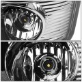 Auto Dynasty Compatible With Dodge Ram Pickup 3rd Gen Pair Of Chrome Housing Clear Lens Led Brake Tail Lights