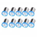 10 Pack Ice Blue Ba9s Led Light Bulb Bright Instrument Panel Gauge Cluster Dashboard Bulbs 