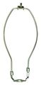 Jandorf 60125 Harp 10 Long Brushed Pewter Brown 