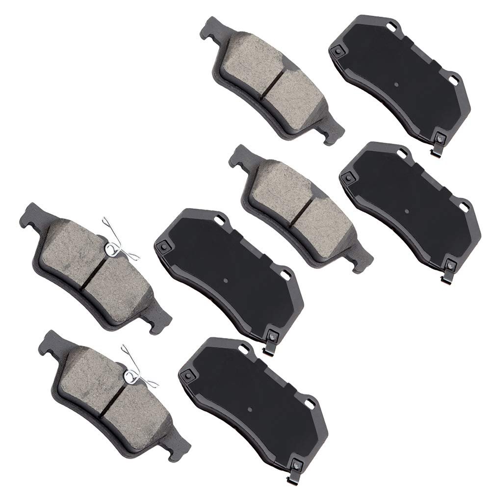 Front And Rear Ceramic Brake Pad Set 8pcs For Chevrolet Cobalt 2 0l 2008 2010 D1379 D1095