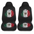 Vulture Bird Turkey Mexico Flag Car Front Seat Covers Set Of 2 Washable Breathable Vehicle Cushion Protector For Sedan Truck