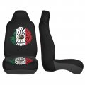 Vulture Bird Turkey Mexico Flag Car Front Seat Covers Set Of 2 Washable Breathable Vehicle Cushion Protector For Sedan Truck