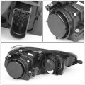Auto Dynasty Black Housing Headlight Head Lamps Tool Kit Compatible With Vw Jetta Rabblit 05-10
