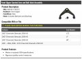 Front Upper Control Arm And Ball Joint Assembly With Bushing Compatible With 2001-2010 Chevy Silverado 2500 Hd
