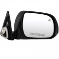 Aintier Passenger Side Black Mirror Compatible With 2008-2014 For Toyota Highlander Power Heat Puddle Lamp To1321251 To1321335