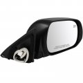 Aintier Passenger Side Black Mirror Compatible With 2008-2014 For Toyota Highlander Power Heat Puddle Lamp To1321251 To1321335
