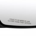 Aintier Passenger Side Black Mirror Compatible With 2008-2014 For Toyota Highlander Power Heat Puddle Lamp To1321251 To1321335