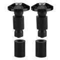 Fydun Motorcycle Handlebar End Slider Plug Caps For Racing Atv Offroad 22mm 7 8inch Black