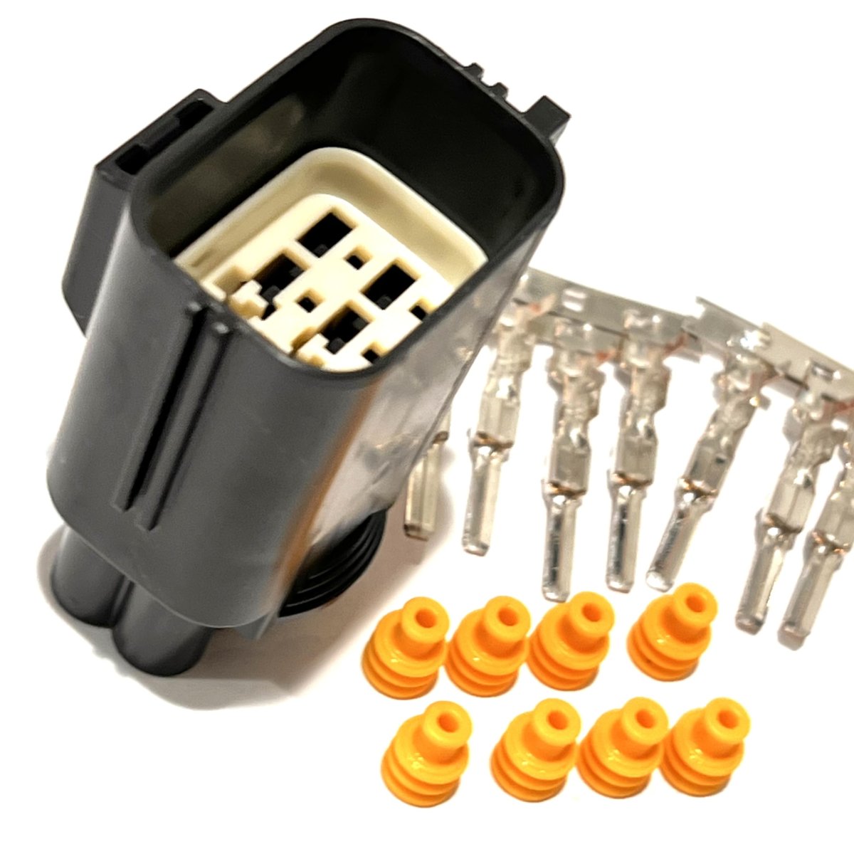 Wpt-1084 Au2z-14s411-aea Connector Kit Ford Vehicles 8 Position Male Sealed With Terminals And Seals Replacement For