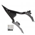 Wflnhb 24inch Black Detachable Motorcycle Rear Passenger Back Replacement For Sportster Xl883 Xlh883 Xl1200 Xlh1200 2004-up