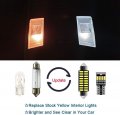 Awalited 10pcs Challenger Interior Led Lights Kit Ultra Bright Map Dome Replacement Bulbs For 2008 2009 2010 2011 2012 2013
