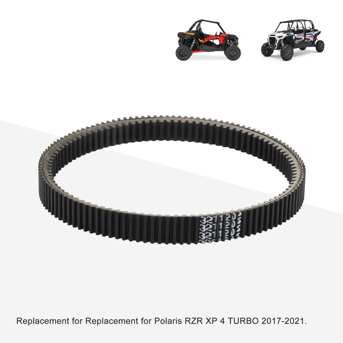 Motorcycle Drive Belt Replacement For Polaris Rzr Xp 4 Turbo 2017-2021