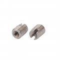 Uxcell M2 5x6mm 304 Stainless Steel Self Tapping Slotted Thread Insert 20pcs