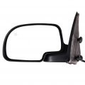 Ocpty Black Driver Side And Passenger View Mirror Metallic Finish With Power Adjustment Manual Folding Heated Compatible For