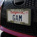 U S Army Proud Sister Of A Soldier License Plate Tag Frame