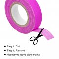 Uxcell 2rolls Neon Gaffers Cloth Tape 0 6 Inch X 32 8 Ft Glow In The Dark Fluorescent Adhesive Black Light For Party Home