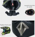 Motocross Helmet Handsome Teen Adult Atv Motorcycle Suv Mask Goggles Gloves Fashion Dirt Bike Off-road Mountain 4-piece Set