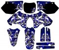2002-2004 Yz 250 2-stroke Jester Blue Senge Graphics Complete Kit For Yamaha 