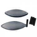 Hongk- Mirror Block Off Compatible With 2006-2009 Kawasaki Ninja Zx-14 Zx14 R Zx-14r Zx1400 Carbon B01bw4mu3m