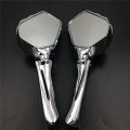 Smt-skull Mirror Compatible With Road Royal Max Vstar 1100 1300 1600 1700 Warrior Virago Chro B075vmpff8