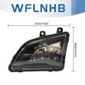 Fog Light Left Hand Driver Side Replacement For Volvo Vnl Series 2018 2024 Part Number 82775826 Vo2592124 Black Led Assembly