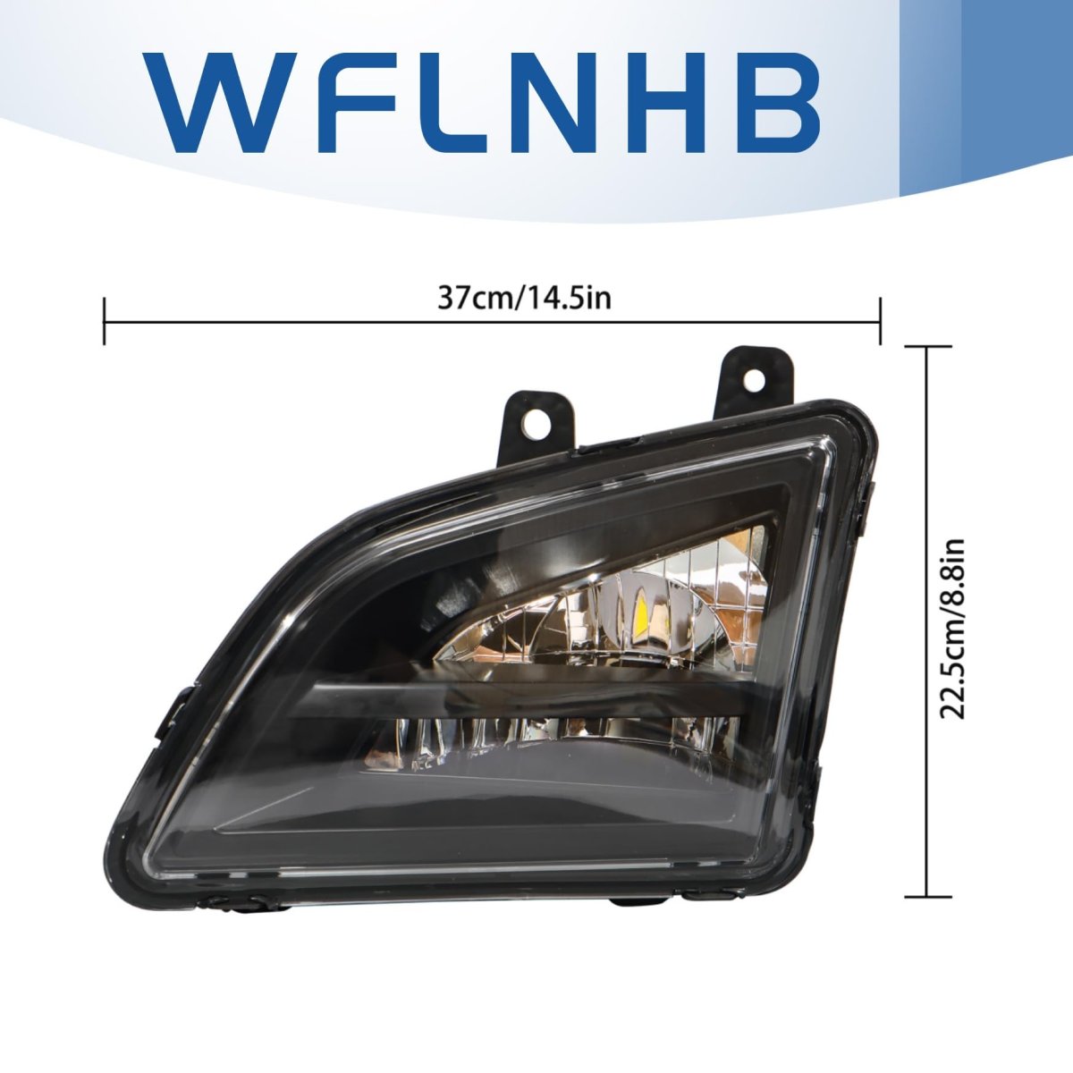 Fog Light Left Hand Driver Side Replacement For Volvo Vnl Series 2018 2024 Part Number 82775826 Vo2592124 Black Led Assembly