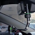 Car Rearview Mirror Phone Holder 360a Cell For 360 Degree Rotation Universal Suction Mount Stand Compatible With All