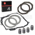 Clutch Friction Plates Kit Heavy Duty Springs And Gasket Compatible With Honda Xr100 Xr100r Crf100 Crf100f Xr80 Xr80r Xrf80