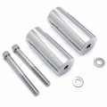 Httmt- Chrome Long Extended Frame Sliders Crash Protector Compatible With 1991-1998 Hond Cbr 600 F2 F3 P N Mt219-015a-cd