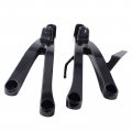 Newyall Black Rear Passenger Foot Peg Rest Bracket Kit