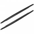 Abs Plastic Side Skirt Carbon Fiber Painted Style Compatible With 2017-2022 Bmw M Sport 5 Series G30 540i F90 M5 Sedan 4-door