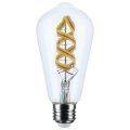 Satco 6w St19 Led 2700k-5000k Rgb White Starfish Clear E26 Base 