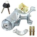 Ignition Switch Assembly W 2 Keys With Bolts Bracket Replace 45020-38-1 45020-12-11 For 1997 Toyota Corolla Le Sedan 4-door