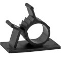 Adhesive Backed Locking Clips 3 8 50 Pieces Black 